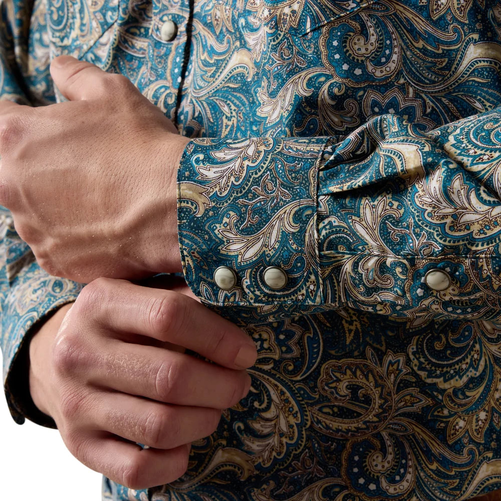 Mens Classic Fit Western Shirt