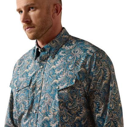 Mens Classic Fit Western Shirt