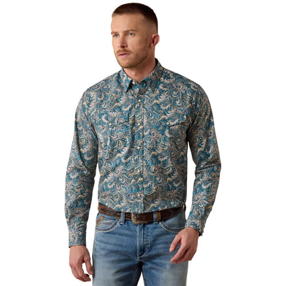Mens Classic Fit Western Shirt