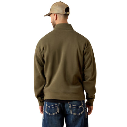 Grape Leaf Core 1/4 Zip Sweatshirt