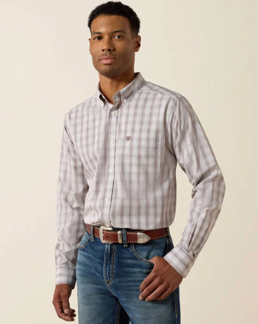Mens Wrinkle Free Western Shirt