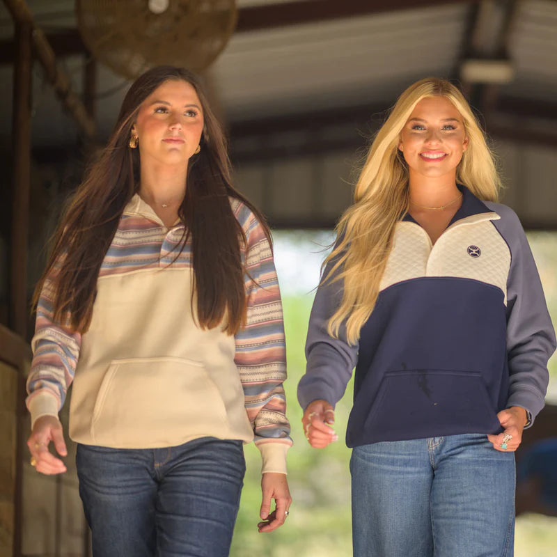 Ladies Blue 1/4 Zip