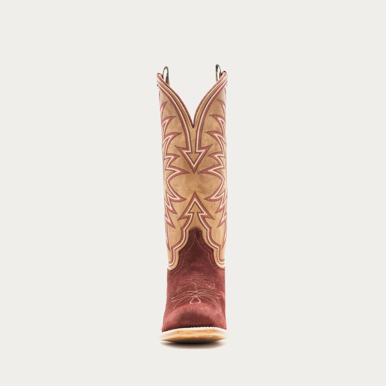 Ladies Rose Hill Burgundy Boots