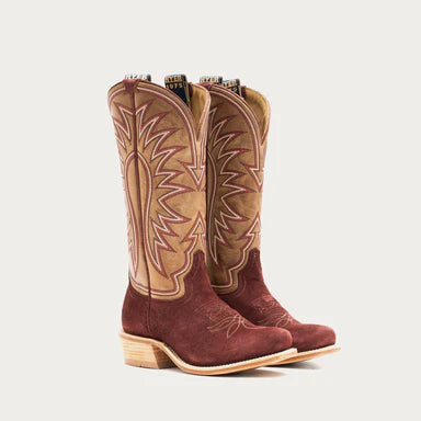 Ladies Rose Hill Burgundy Boots