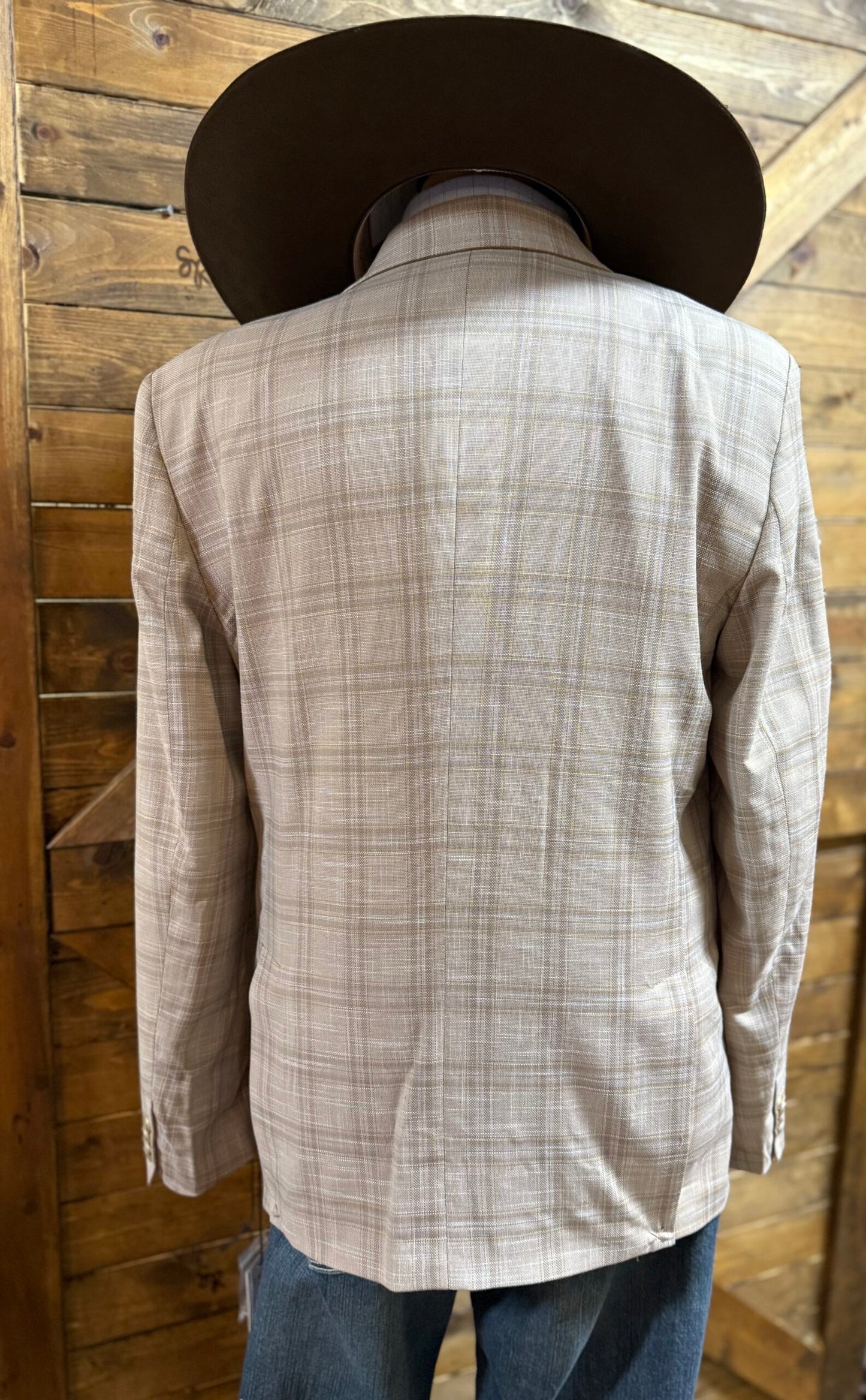 Mens Plaid Sport Coat