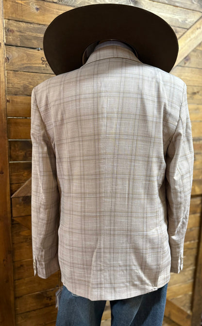 Mens Plaid Sport Coat