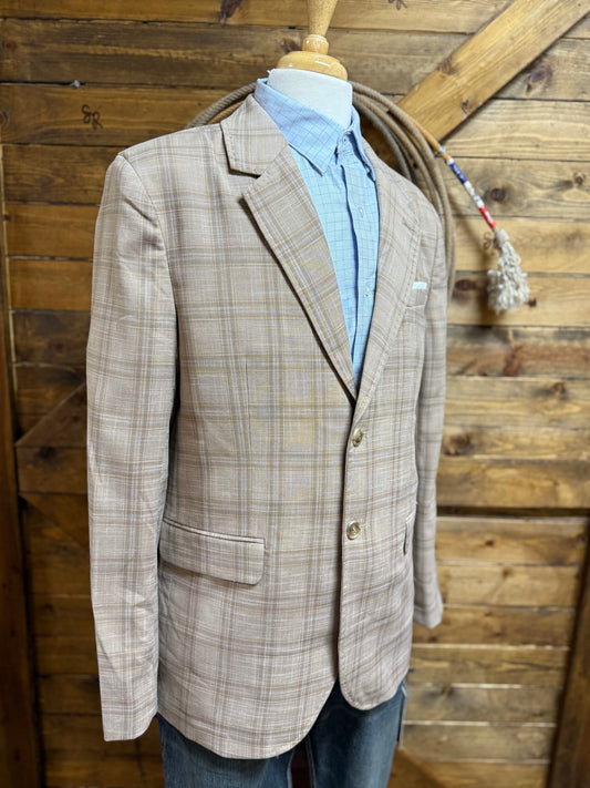 Mens Plaid Sport Coat