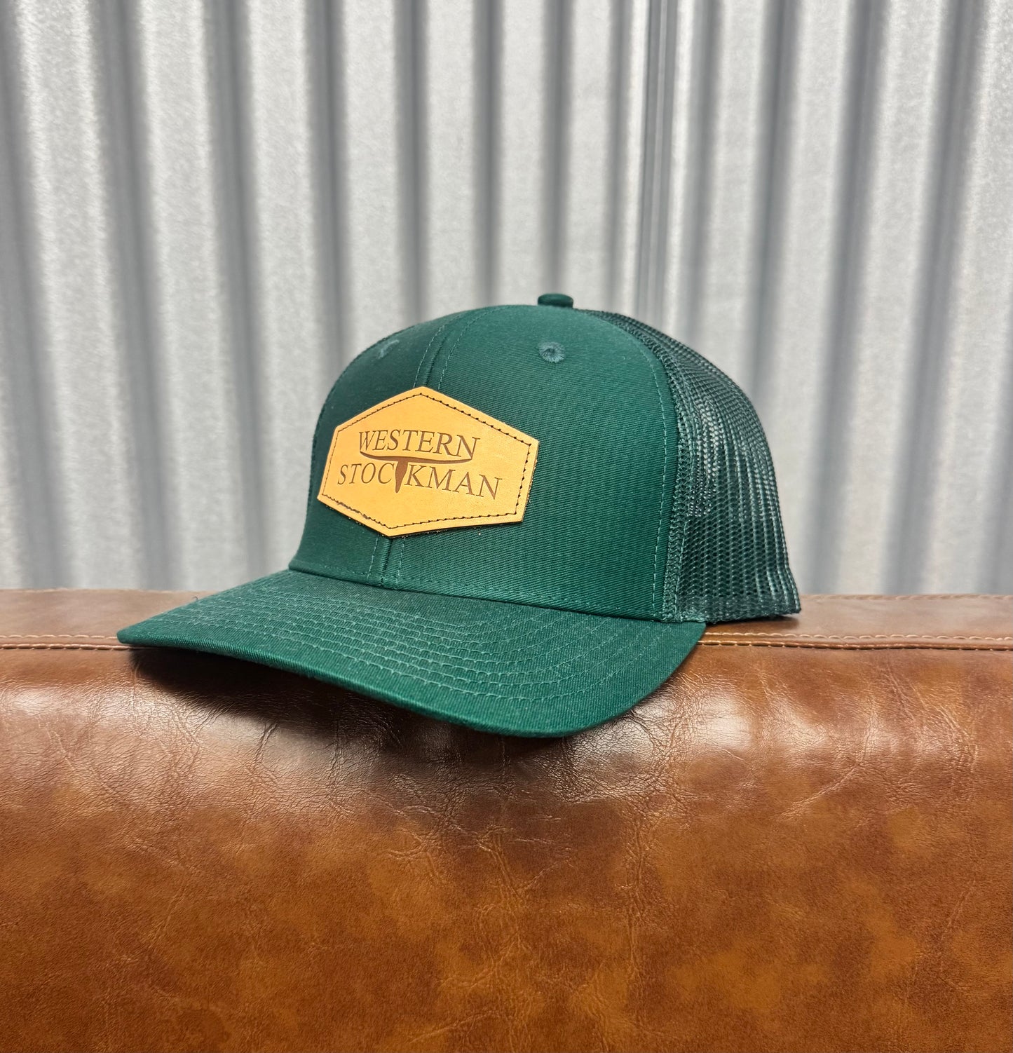 Western Stockman Cap - Green