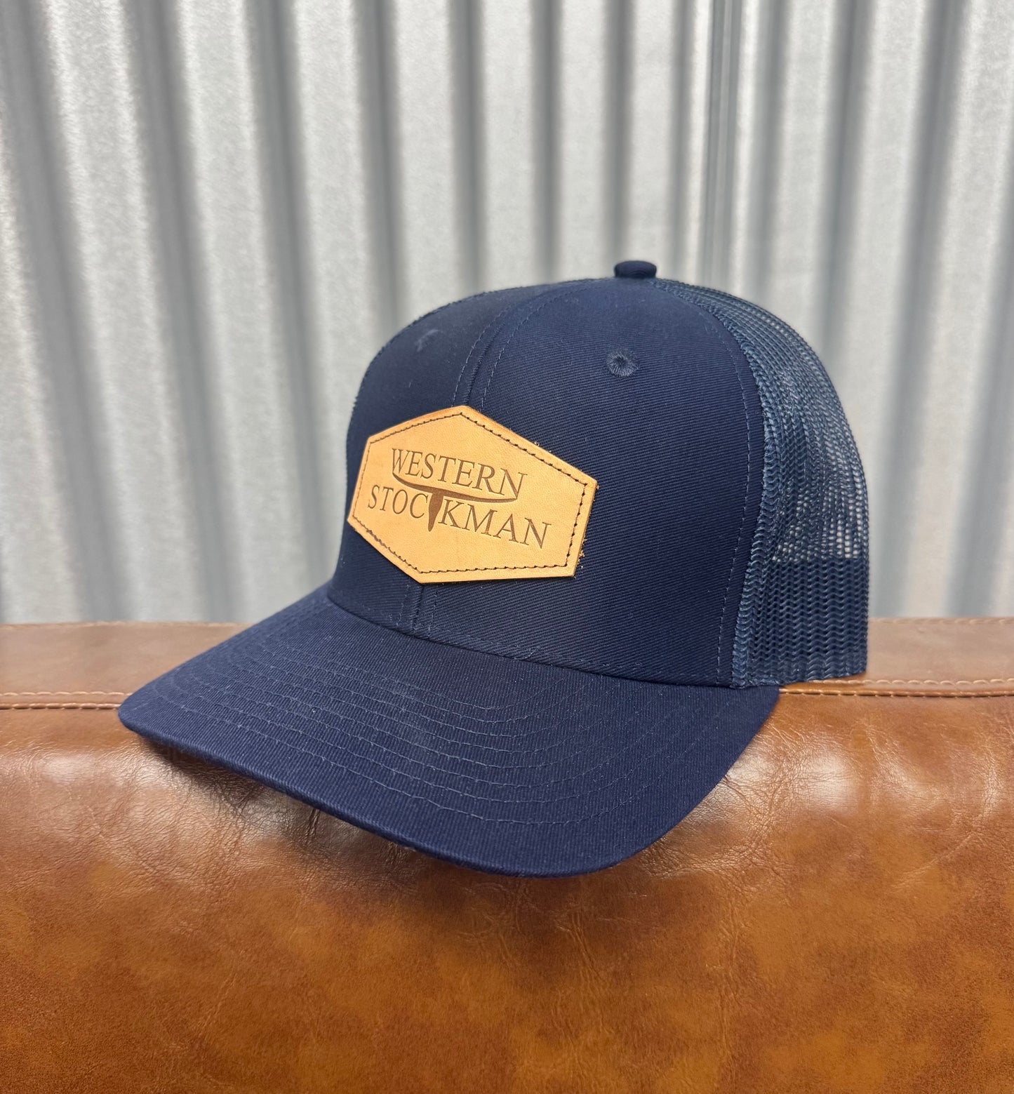 Western Stockman Cap - Blue