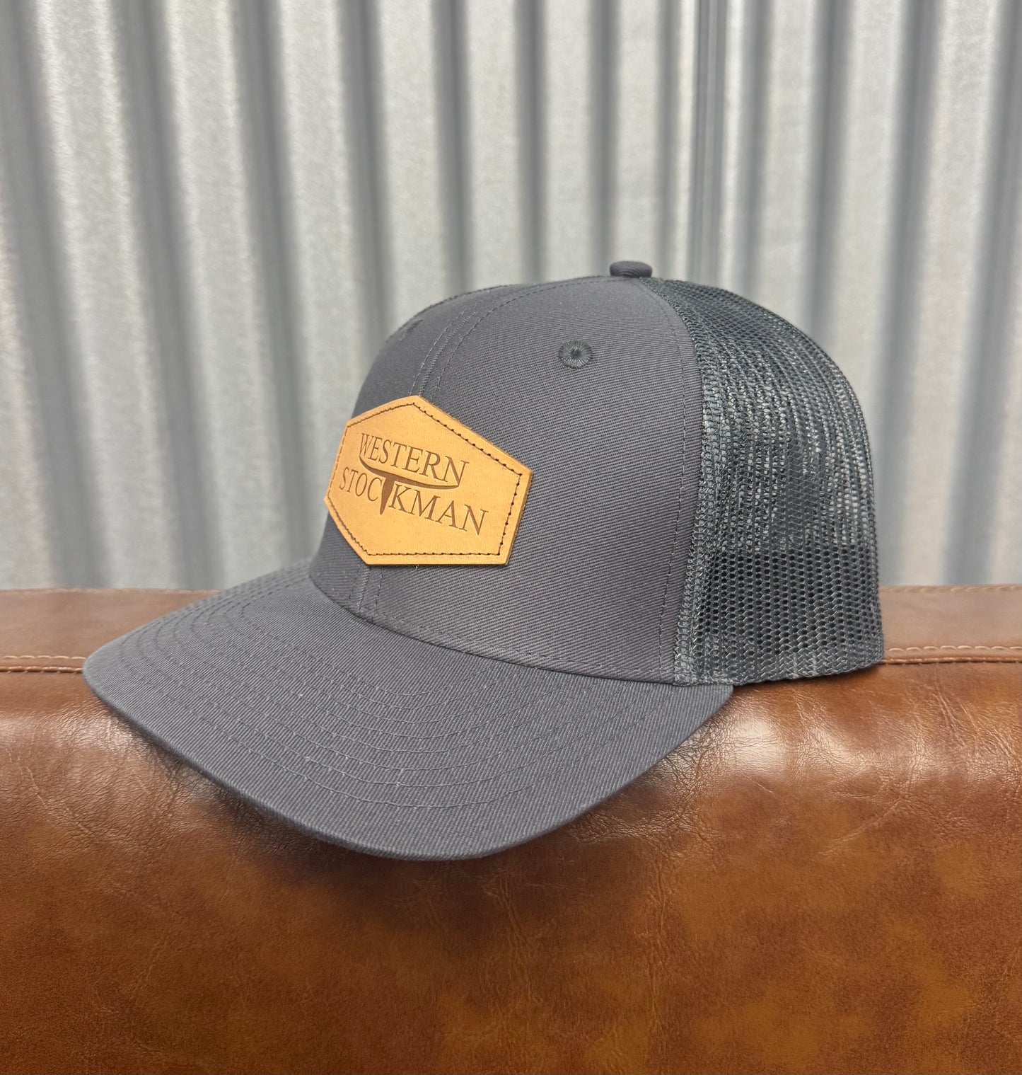 Western Stockman Cap - Grey