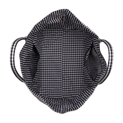 Plaid Tote Bag