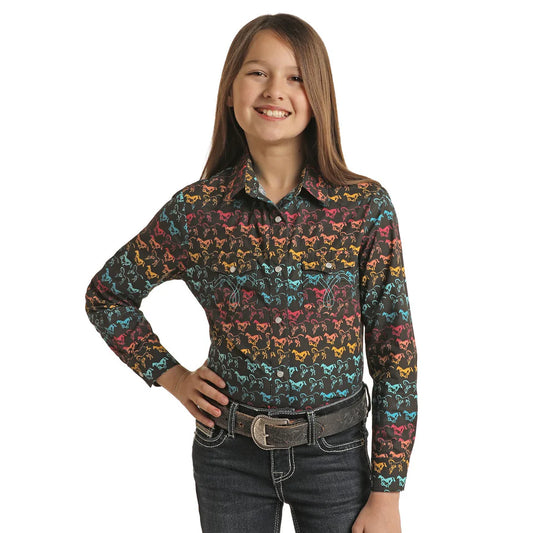 Girls Longsleeve Western