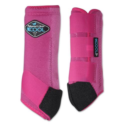 2XCOOL Sports Medicine Boots - Front Raspberry