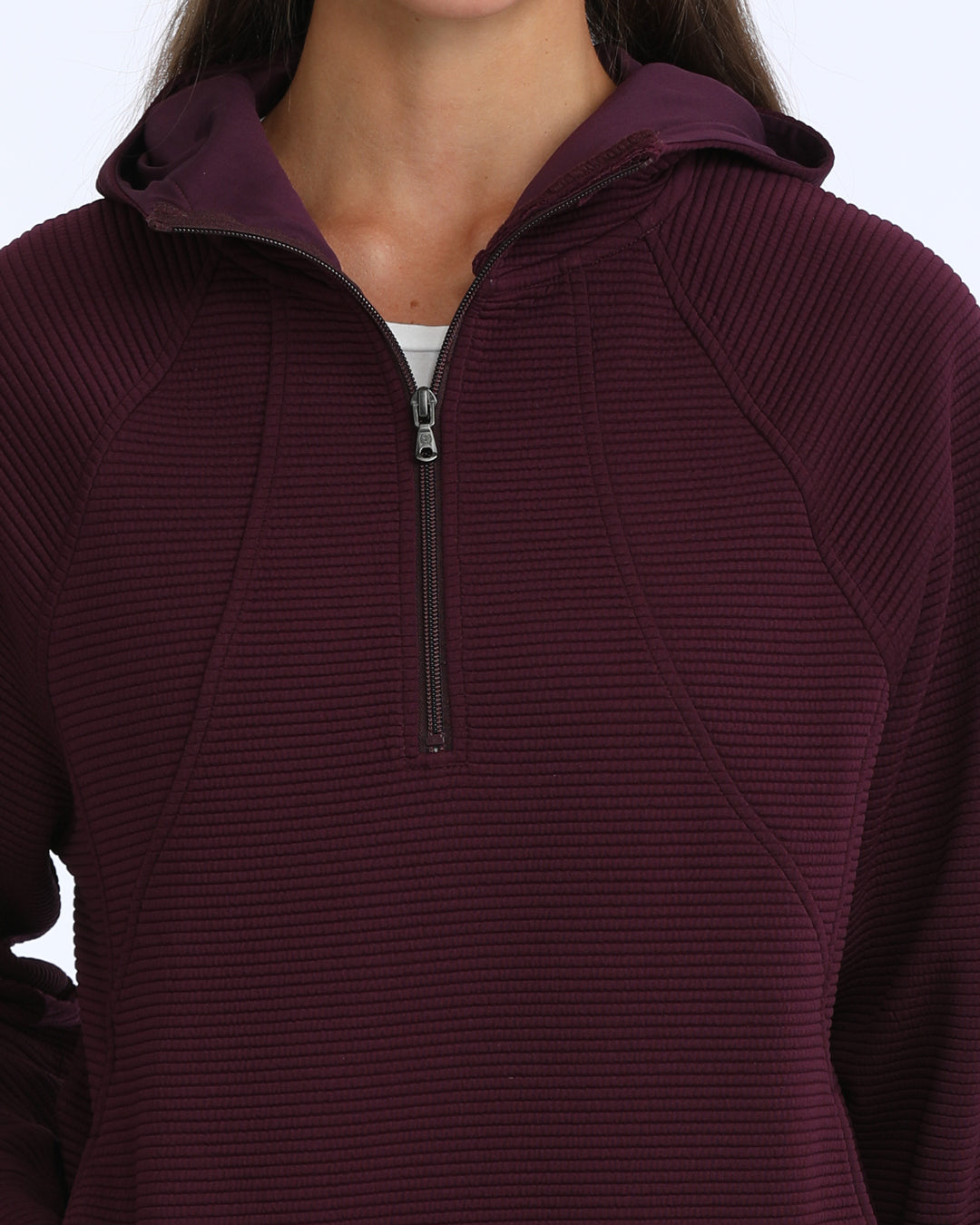 Ladies Quarter Zip Hoodie