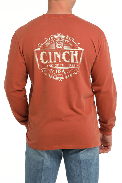 Men's Longsleeve T-Shirt - Orange