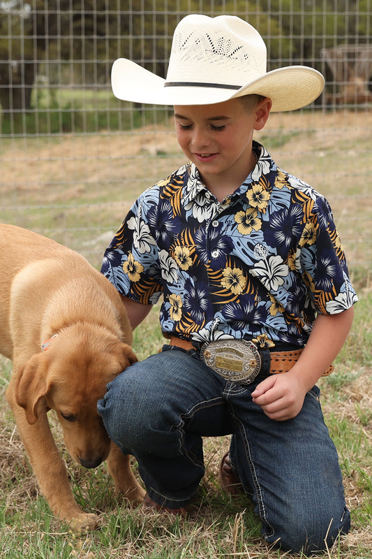 Boys Shortsleeve Western