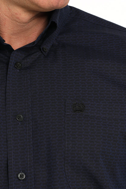 Men's Classic Fit Western Shirt - Cows