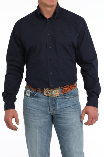 Men's Classic Fit Western Shirt - Cows