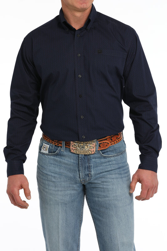 Men's Classic Fit Western Shirt - Cows