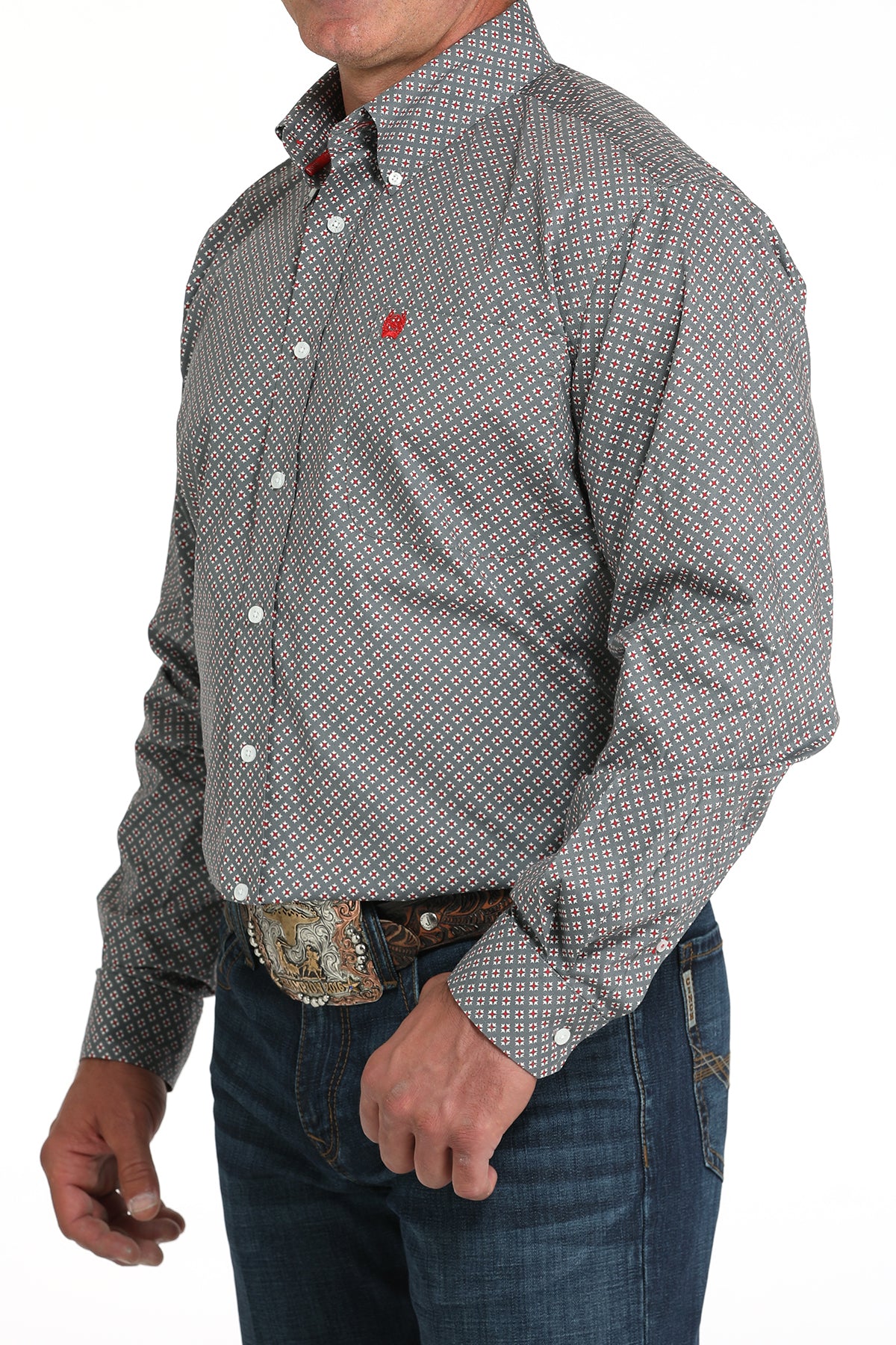 Men's Stretch Classic Fit Western Shirt