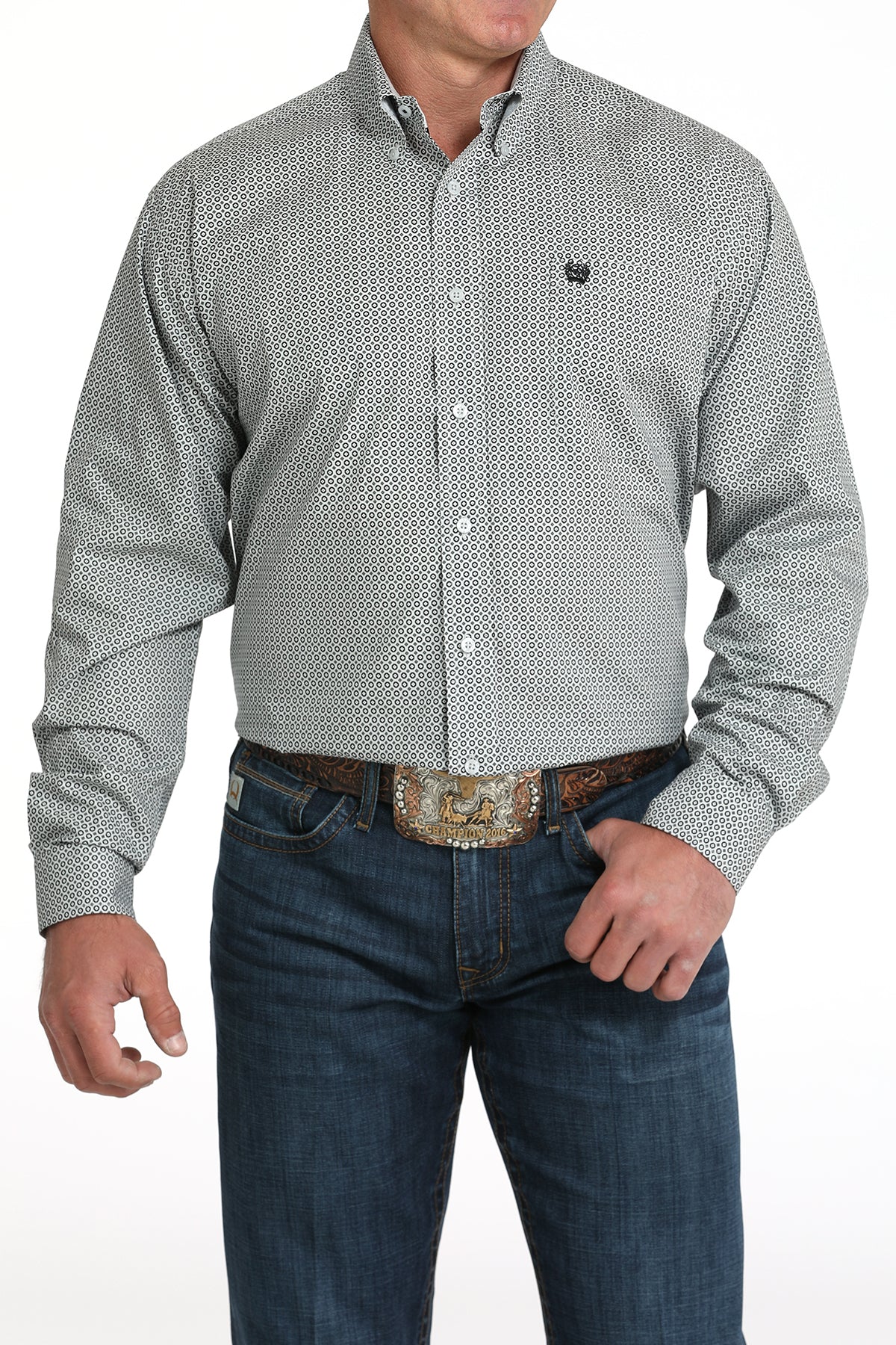 Men's Classic Fit Wetsern Shirt