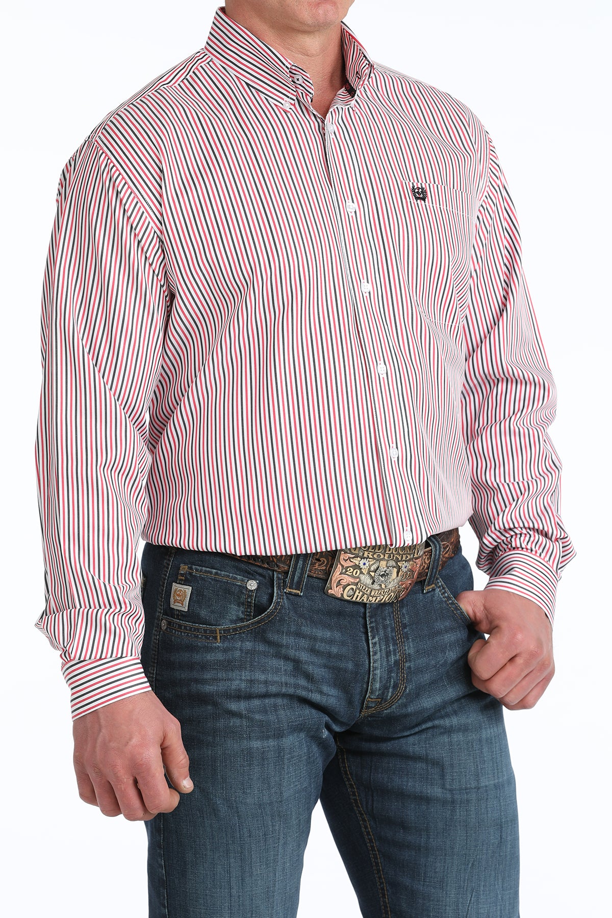 Mens Classic Fit Western Shirt