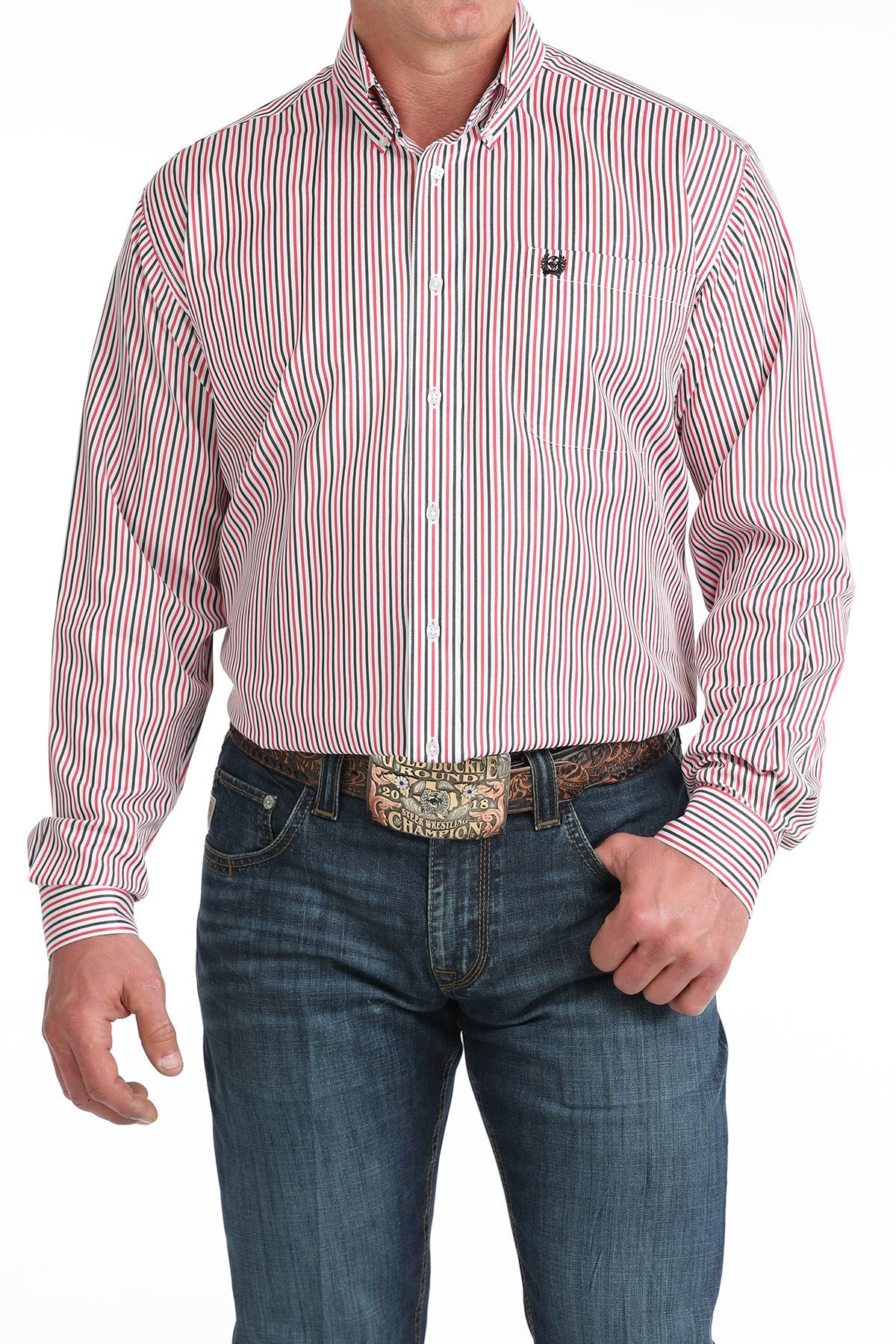Mens Classic Fit Western Shirt