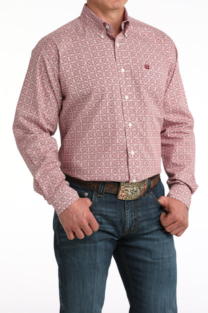 Mens Classic Fit Western Shirt