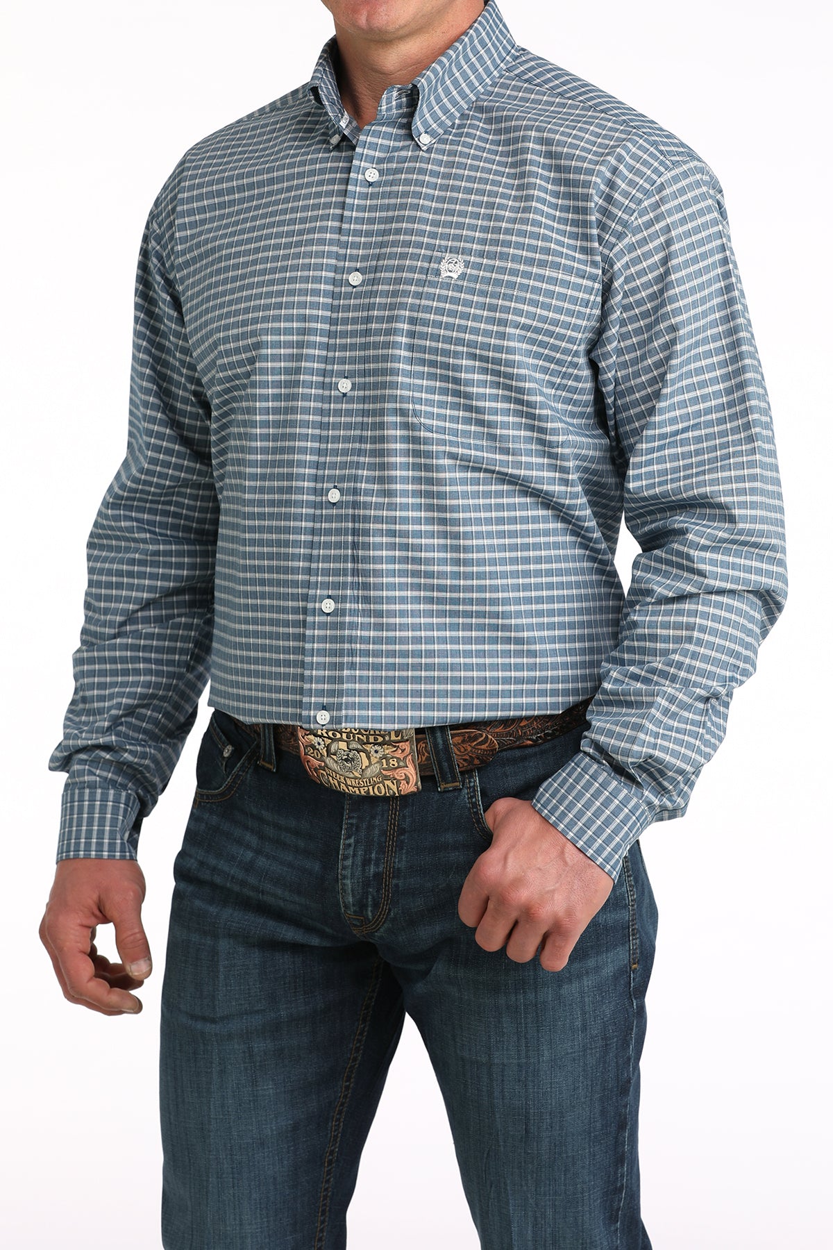 Mens Classic Fit Western Shirt