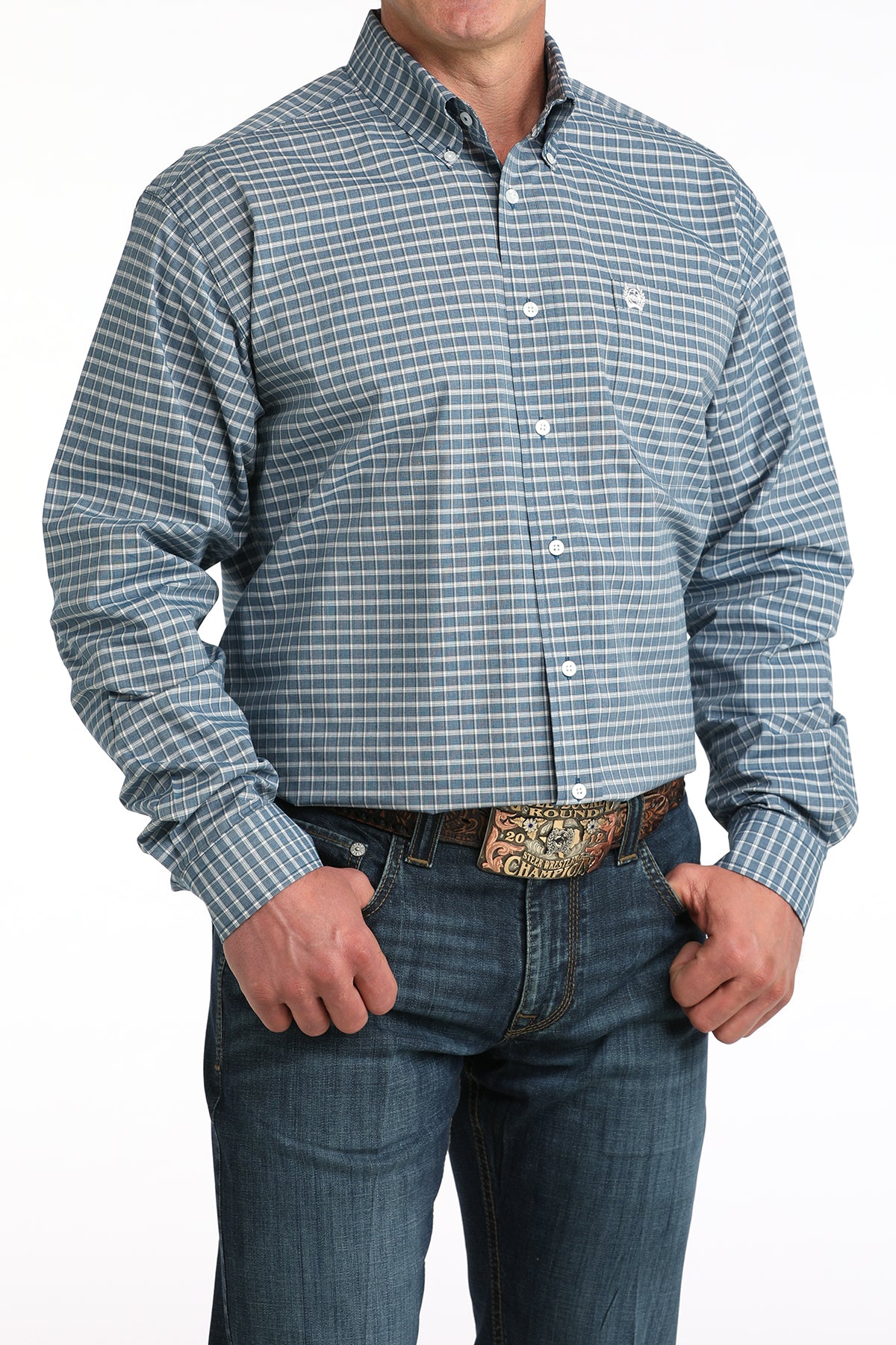Mens Classic Fit Western Shirt