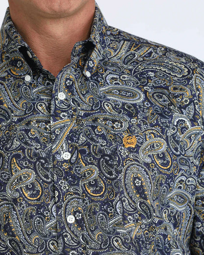 Mens Classic Fit Wester Shirt