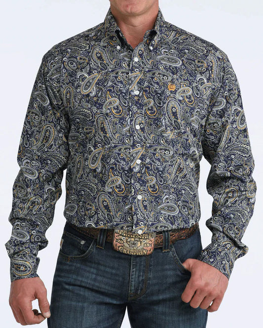 Mens Classic Fit Wester Shirt