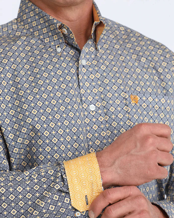 Mens Classic Fit Western Shirt