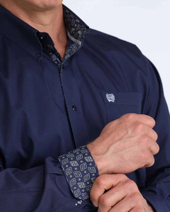 Mens Classic Fit Western Shirt