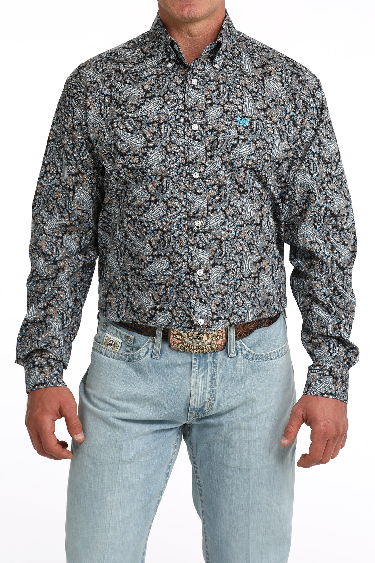 Mens Classic Fit Western Shirt