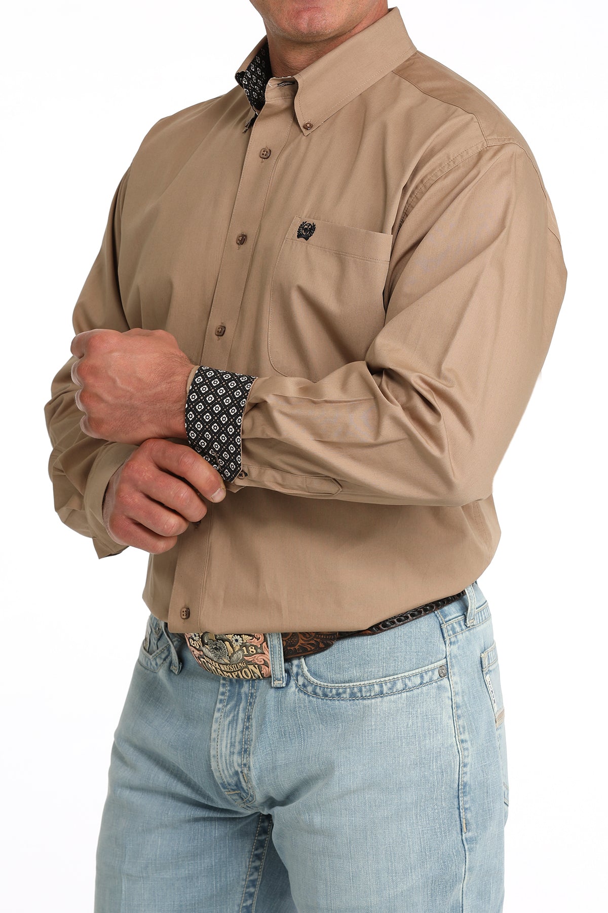 Mens Classic Fit Western Shirt
