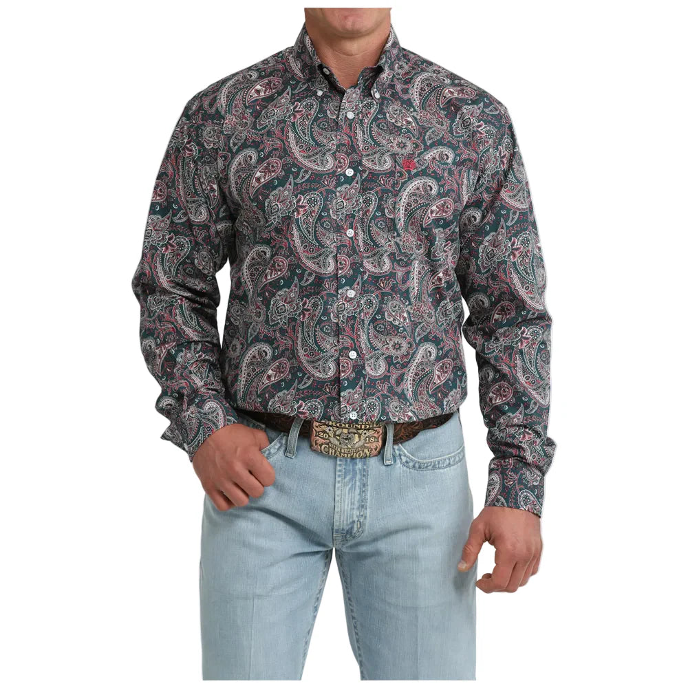 Mens Classic Fit Western Shirt