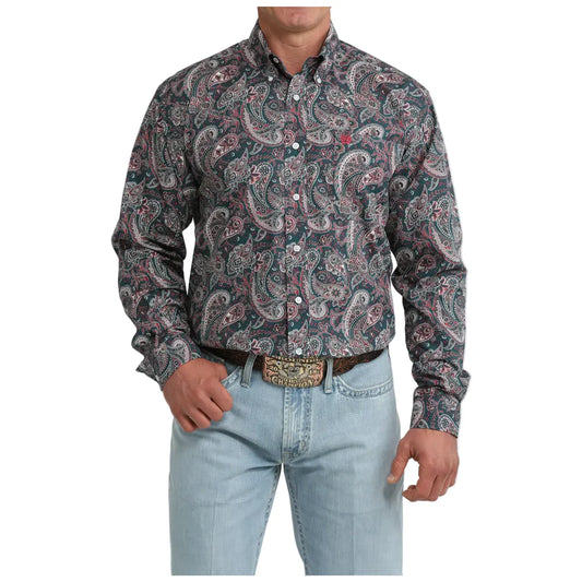 Mens Classic Fit Western Shirt