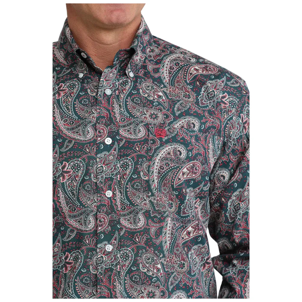 Mens Classic Fit Western Shirt