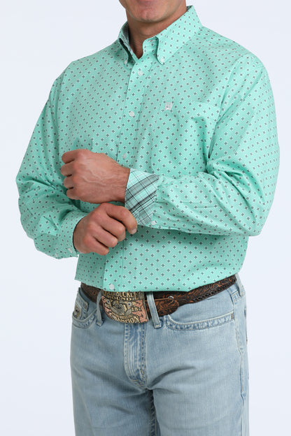 Mens Classic Fit Western Shirt