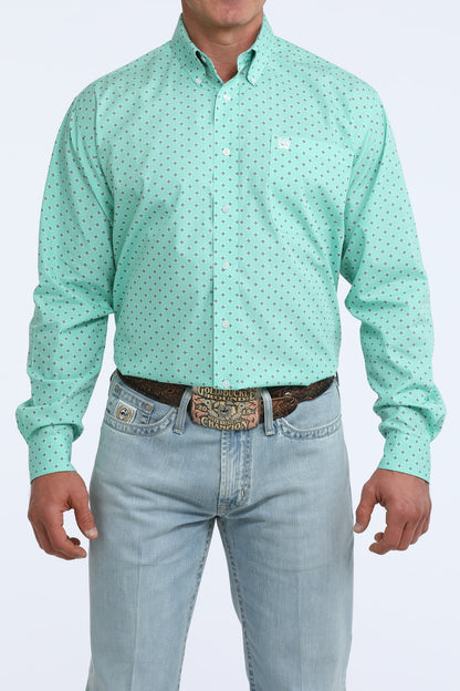 Mens Classic Fit Western Shirt