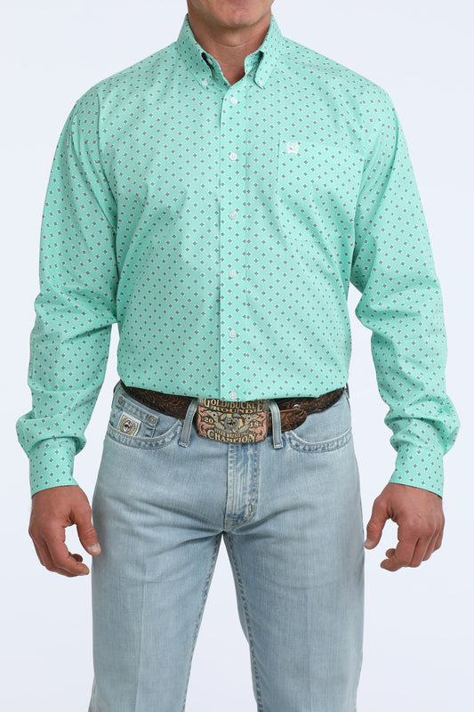 Mens Classic Fit Western Shirt