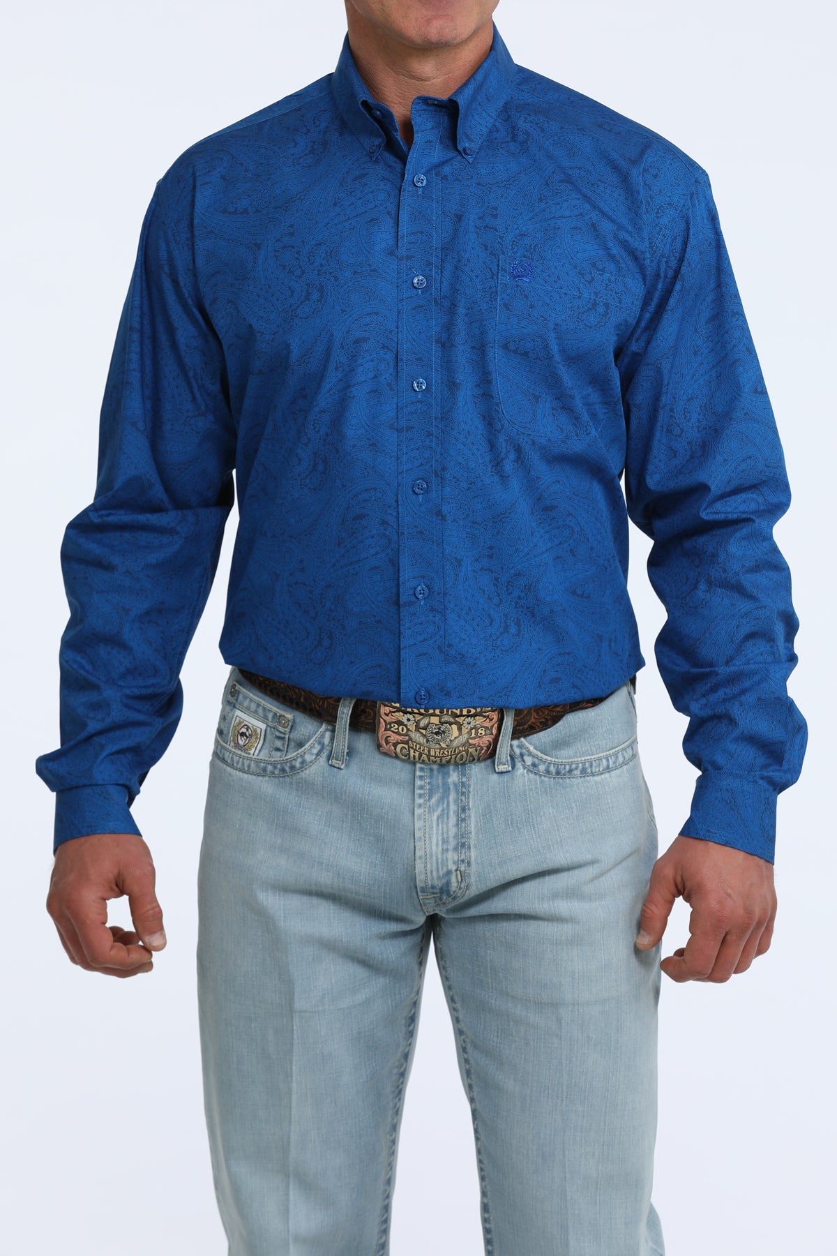 Mens Classic Fit Western Shirt