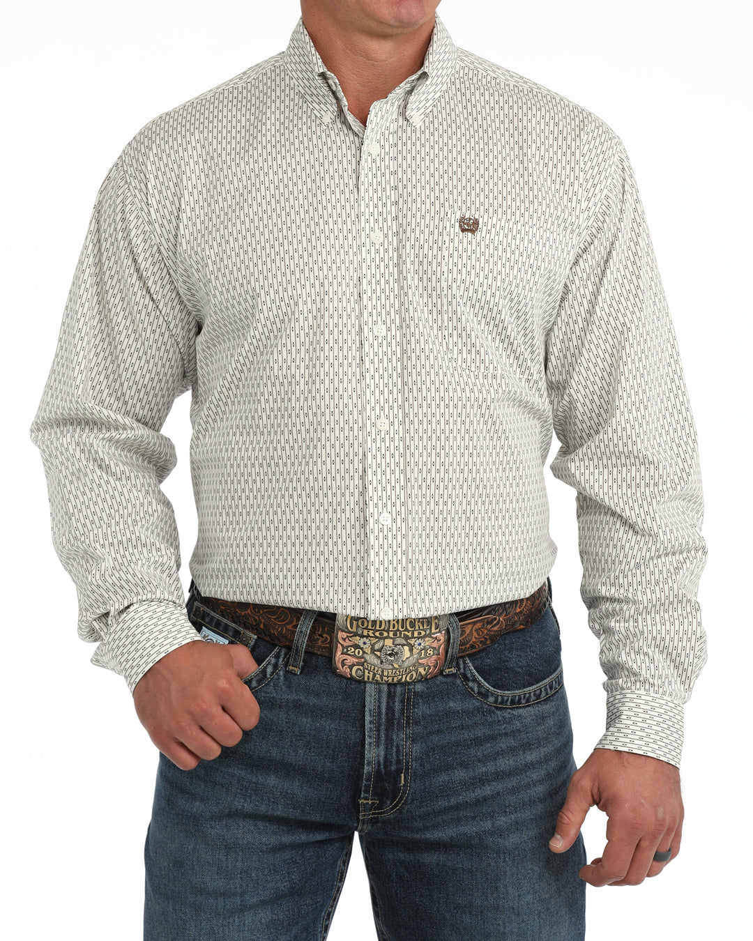 Mens Classic Fit Western Shirt