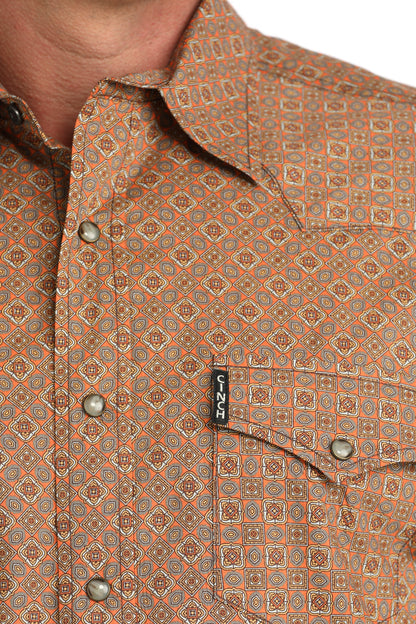 Mens Modern Fit Western Shirt
