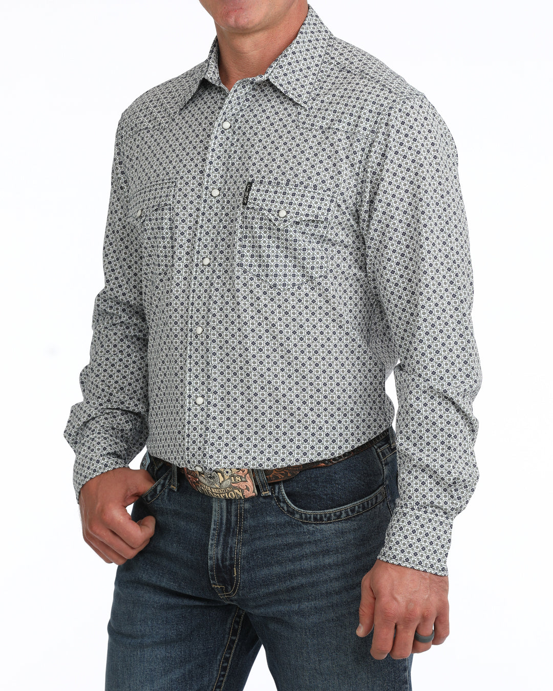 Mens Modern Fit Western Shirt