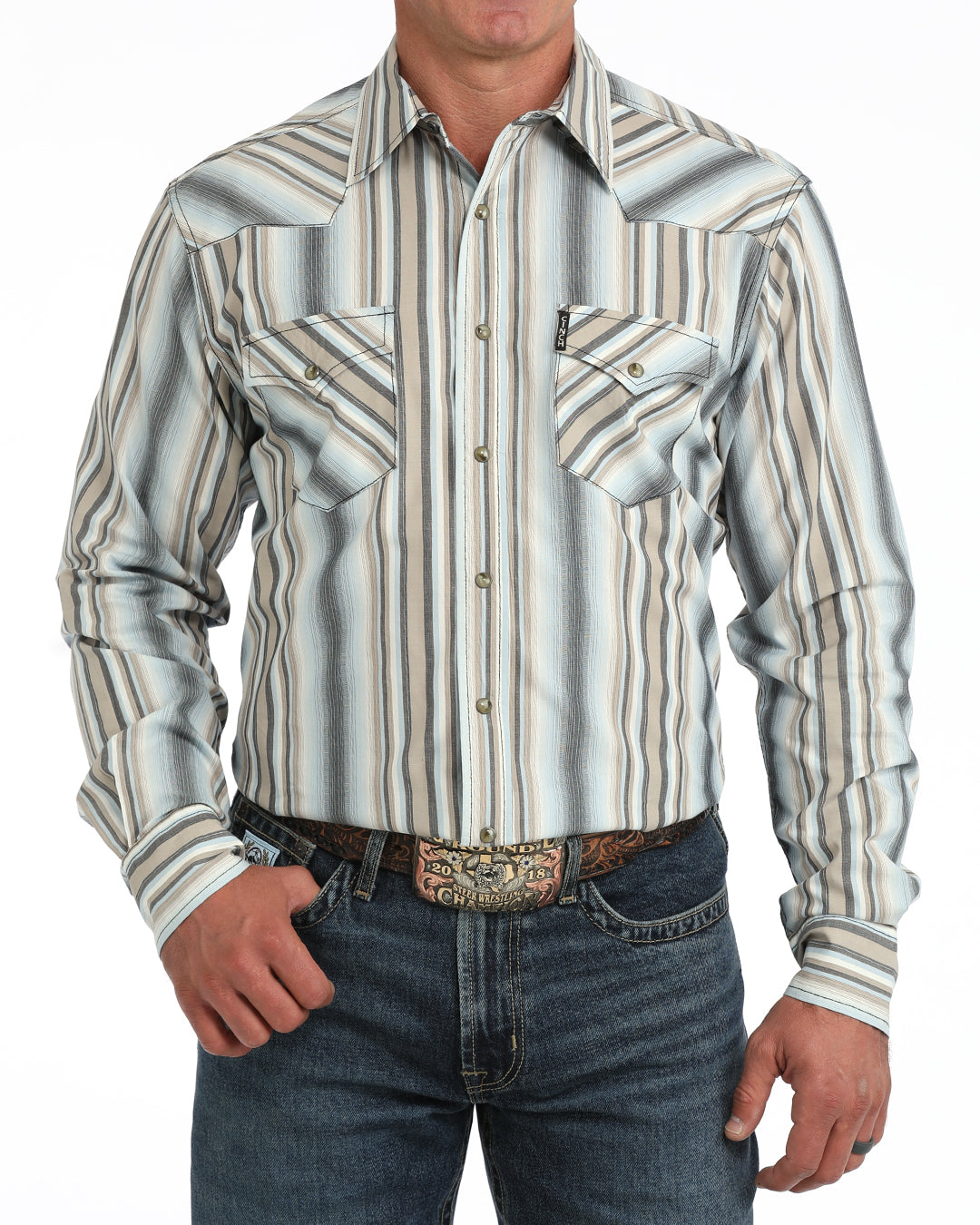 Mens Modern Fit Western Shirt