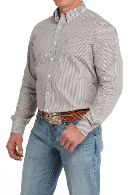 Men's Modern Fit Western Shirt - White