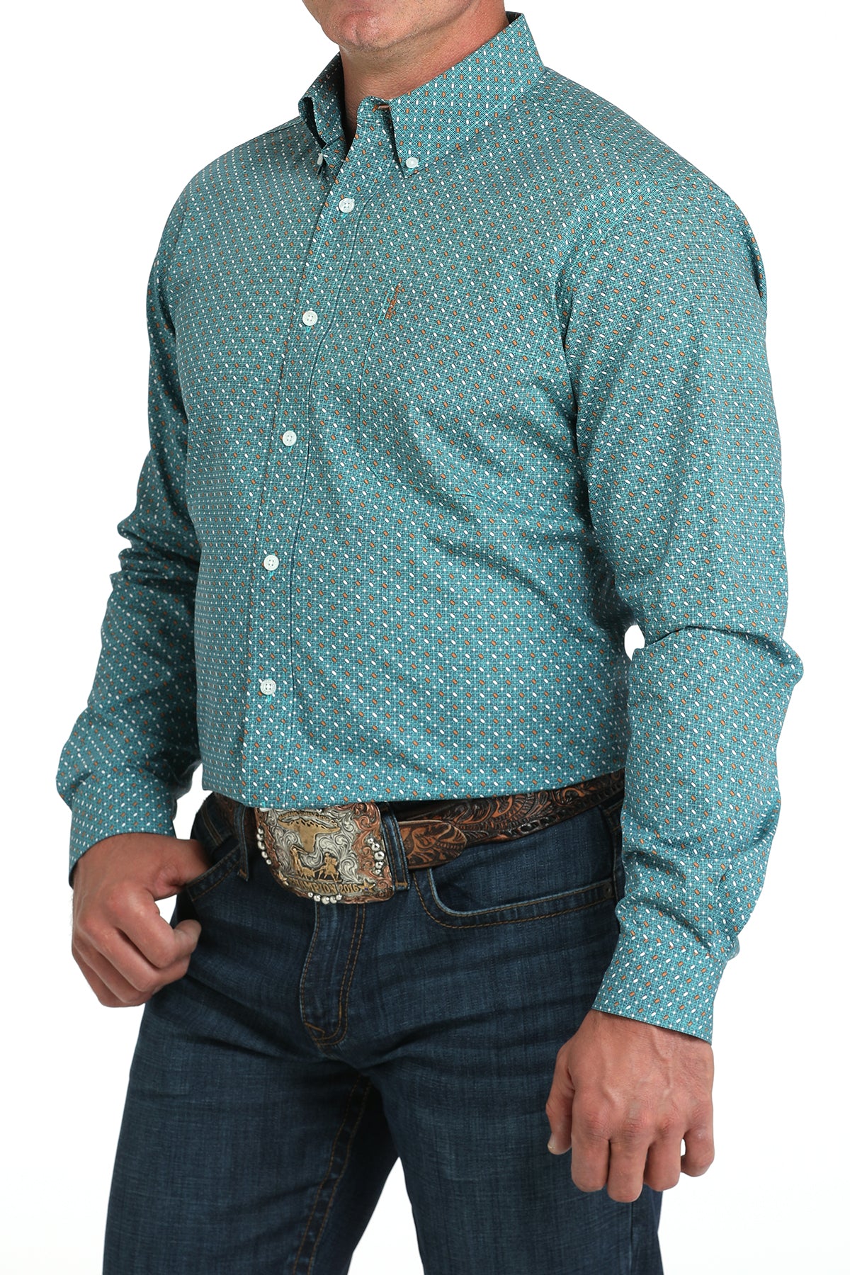 Men's Modern Fit Western Shirt