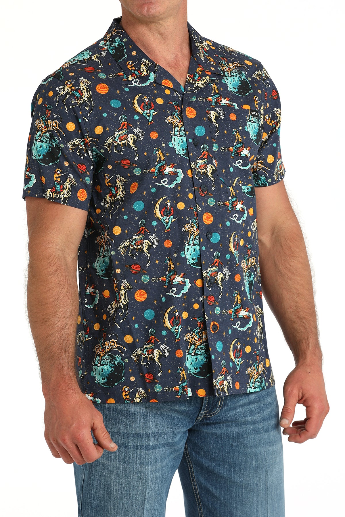 Men's Short Sleeve Button Up